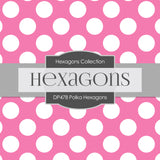 Polka Hexagons DP478 - Digital Paper Shop - 4