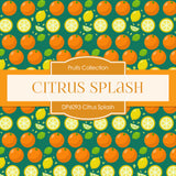 Citrus Splash Digital Paper DP6093 - Digital Paper Shop
