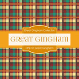 Great Gingham Digital Paper DP6107 - Digital Paper Shop