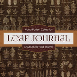 Leaf Field Journal Digital Paper DP6343A - Digital Paper Shop