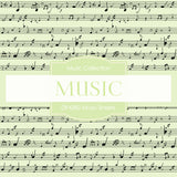 Music Sheets Digital Paper DP4382 - Digital Paper Shop