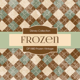 Frozen Vintage Digital Paper DP1880 - Digital Paper Shop