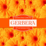 Gerbera Daisy Digital Paper DP166 - Digital Paper Shop