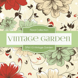 Vintage Garden Digital Paper DP6113 - Digital Paper Shop