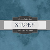 Smoky Clouds Digital Paper DP6715 - Digital Paper Shop