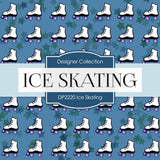 Ice Skating Digital Paper DP2220 - Digital Paper Shop