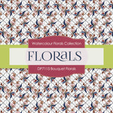 Bouquet Florals Digital Paper DP7115 - Digital Paper Shop