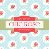 Chic Rose Digital Paper DP617B - Digital Paper Shop - 4