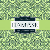 Damask Patterns Digital Paper DP3612 - Digital Paper Shop