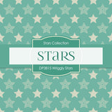 Wriggly Stars Digital Paper DP3815 - Digital Paper Shop