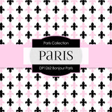 Bonjour Paris Digital Paper DP1262A - Digital Paper Shop