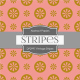 Vintage Stripes Digital Paper DP2997 - Digital Paper Shop