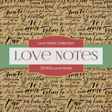 Love Notes Digital Paper DP6956 - Digital Paper Shop