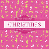 Christmas Love Digital Paper DP4425 - Digital Paper Shop