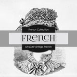 Vintage French Digital Paper DP6030 - Digital Paper Shop - 4