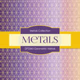 Geometric Metals Digital Paper DP3343 - Digital Paper Shop