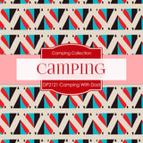 Camping With Dad Digital Paper DP2121 - Digital Paper Shop