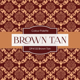 Brown Tan Digital Paper DP4155 - Digital Paper Shop