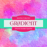 Gradient Splatter Digital Paper DP6742 - Digital Paper Shop