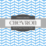 Paper Chevron Outline Digital Paper DP6190A - Digital Paper Shop