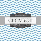 Thin Chevron Outlined Digital Paper DP6292A - Digital Paper Shop