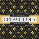 Crown Lions Digital Paper DP6884 - Digital Paper Shop