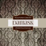 Pencil Damask Digital Paper DP6354 - Digital Paper Shop