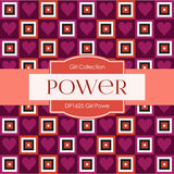 Girl Power Digital Paper DP1625 - Digital Paper Shop