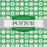 Potter Numbers Digital Paper DP6792 - Digital Paper Shop