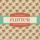 Charming Flutter Digital Paper DP7012A - Digital Paper Shop