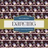 Dancing Animals Digital Paper DP6517 - Digital Paper Shop