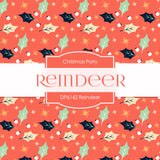 Reindeer Digital Paper DP6142 - Digital Paper Shop