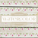 Watercolor Flowers Digital Paper DP3827 - Digital Paper Shop - 4