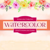 Watercolor Daisies Digital Paper DP6079 - Digital Paper Shop - 4