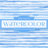 Watercolor Stripes Digital Paper DP4391B - Digital Paper Shop