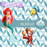 The Little Mermaid Digital Paper DP3029 - Digital Paper Shop