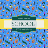 Back To School Digital Paper DP7178 - Digital Paper Shop