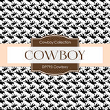 Cowboy Digital Paper DP793 - Digital Paper Shop