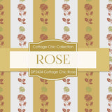 Cottage Chic Rose Digital Paper DP2424 - Digital Paper Shop