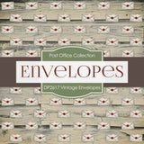 Vintage Envelopes Digital Paper DP2617 - Digital Paper Shop