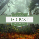 Misty Forest Digital Paper DP3718A - Digital Paper Shop