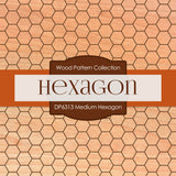 Medium Hexagon Digital Paper DP6313A - Digital Paper Shop