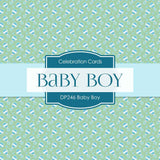 Baby Boy Digital Paper DP246 - Digital Paper Shop