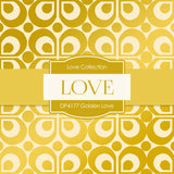 Golden Love Digital Paper DP4177 - Digital Paper Shop