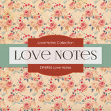 Love Notes Digital Paper DP6965 - Digital Paper Shop