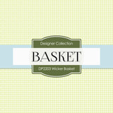 Wicker Basket Digital Paper DP2203 - Digital Paper Shop