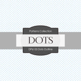 Dots Outline Digital Paper DP6155A - Digital Paper Shop
