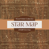 Star Map Digital Paper DP6389 - Digital Paper Shop