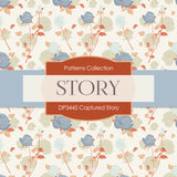 Captured Story Digital Paper DP3445 - Digital Paper Shop