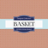 Wicker Basket Digital Paper DP2204 - Digital Paper Shop